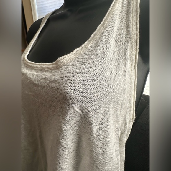 VINTAGE BCBGMaxAzria linen/cotton blend tank • size m - Picture 2 of 11